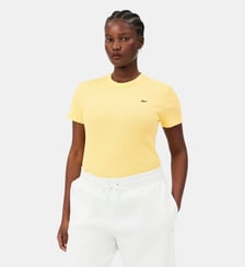 T-shirt slim fit coton côtelé Lacoste