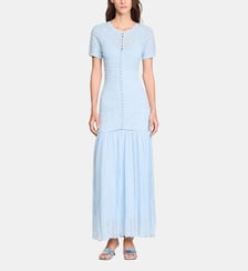 Robe longue en maille perlée Sandro