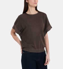Gilet Gypsine ample uni en viscose Zapa