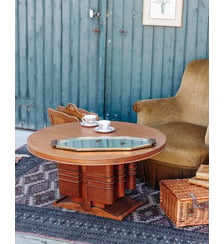 Table basse en bois Liv N°203- Produit chiné Debongout