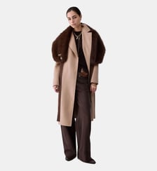 Manteau long avec broderies bijoux Liu Jo