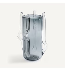 Vase en verre soufflé à la bouche, hauteur 36 cm AM.PM