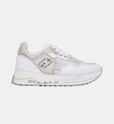 Sneakers à plateforme en mesh avec paillettes Liu Jo