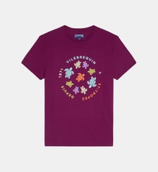 T-shirt en coton organique Tortues Multicolores Vilebrequin