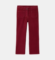 Pantalon flare Fille en velours Cyrillus