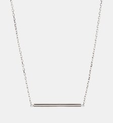 Collier Anagramme double jonc sur chaîne. JEM