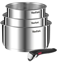 Batterie de cuisine 3 casseroles avec 1 poignée Tefal