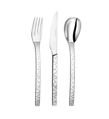 Couverts entrée, fromage, dessert pour 6 personne en acier inoxydable Couzon
