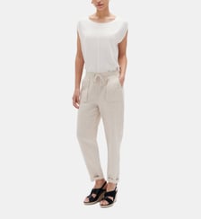 Pantalon ignace - Motif uni - Coupe droite Caroll