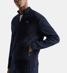Blouson slim court en laine Fusalp