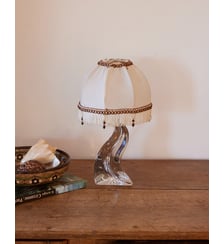 Petite lampe en cristal vintage  Julia N°1063- Produit chiné Debongout