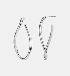 Grandes boucles d’oreilles ondulées en argent 925 Aristocrazy