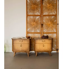 Paire de tables de chevet mid-century Maïa N°1582- Produit chiné Debongout