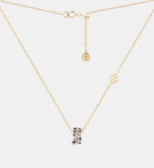 Collier Baby Ophélie Bleue Or Jaune PIAPARIS