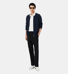 Bomber maille laine mélangée Lacoste