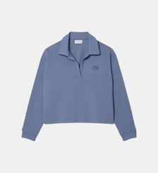 Sweat-shirt col polo en molleton Lacoste
