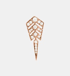 Boucle d'oreille Stairway S diamants et or rose Statement