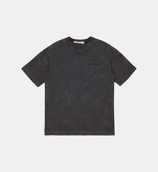 T-shirt col rond avec logo Marni