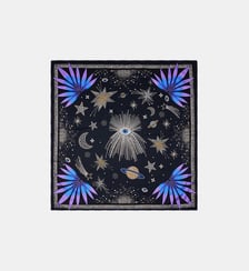 Foulard à motifs colorés en viscose COMETE Wild