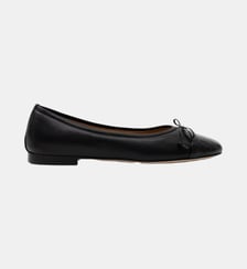 Java - Ballerines En Cuir Nappa Noir - Sacchetto Parallèle