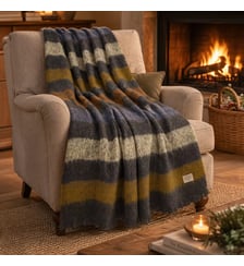 Plaid laine & autres fibres Garnier Thiebaut