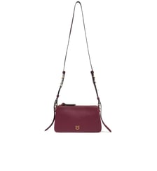 Petit sac à bandoulière mini double bag en cuir Pinko