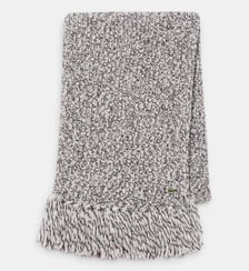 Écharpe maille moulinée laine mélangée Lacoste