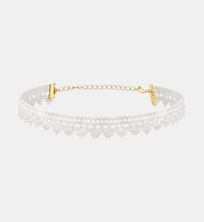 Collier choker doré charlotte - lace Caroline Najman