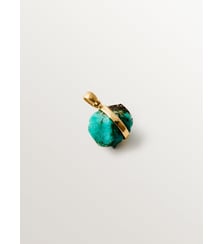 Pendentif de pierre de naissance de décembre avec turquoise bleu Aristocrazy