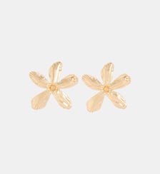 Grandes boucles d'oreilles fleurs dorées Balaboosté