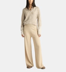 Caramel pull en laine/cachemire Momonì
