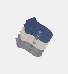 Lot de 3 Paires de Socquettes Courtes Basique Coton Dim