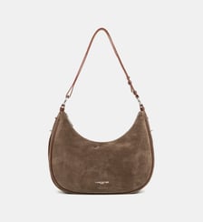 Sac besace en cuir effet suède Lancaster