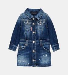 Robe courte en denim Dsquared2