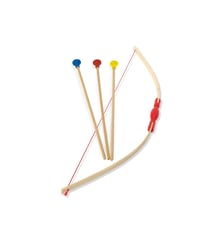 Arc démonté + 3 flèches en boîte cible Vilac
