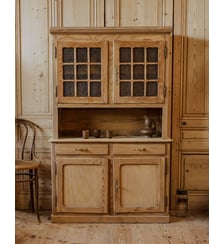 Buffet à deux corps en bois Gilbert N°1558- Produit chiné Debongout