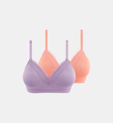 Lot De Trois Brassieres Sans Armatures Agathe Sans Complexe