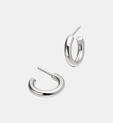 Petites boucles d’oreilles en anneau en argent 925 Aristocrazy