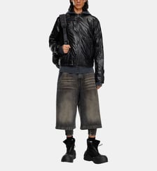 Veste biker en ripstop brillant Diesel