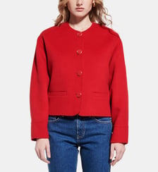 Manteau Minsk Rouge Zapa