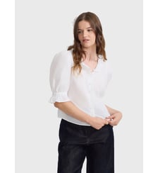 chemise en coton manches ballon Agnès b.