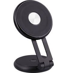 Support smartphone Voiture tableau de bord aimanté noir TNB