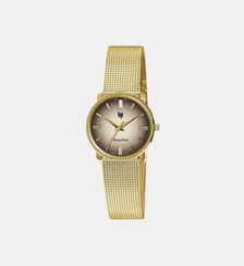 Montre Dauphine Marron, Doré 671953 Lip