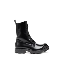 D-Hammer-Bottes en cuir avec embout Oval D Diesel