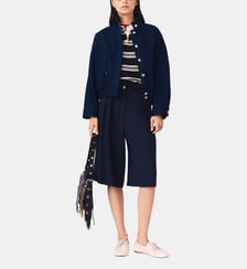 Blouson bomber en coton Maje