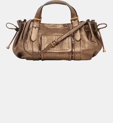 Sac à main en cuir bubble métallisé - 18H Gerard Darel