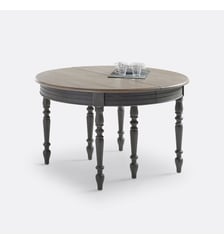 Table à manger, extensible, en pin et plaqué chêne, 4 à 12 couverts La Redoute Interieurs