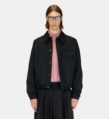 Blouson froncé en mélange de laine Diesel