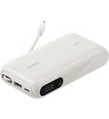 Batterie externe 10K 45W avec cable intégré Sable Belkin