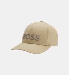 Casquette en twill de coton à logo brodé BOSS